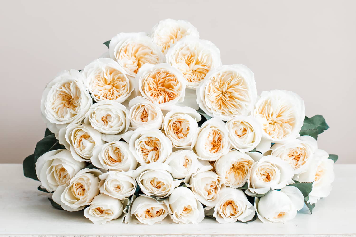 Bessie™ David Austin® Rose Bouquet For Sale At My Rose Shop