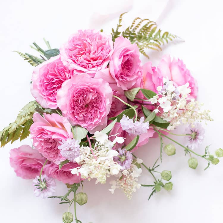 Millicent™ David Austin® Rose Bouquet For Sale At My Rose Shop